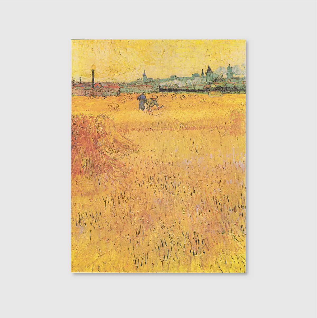 Wheat Fields with Reaper, Arles