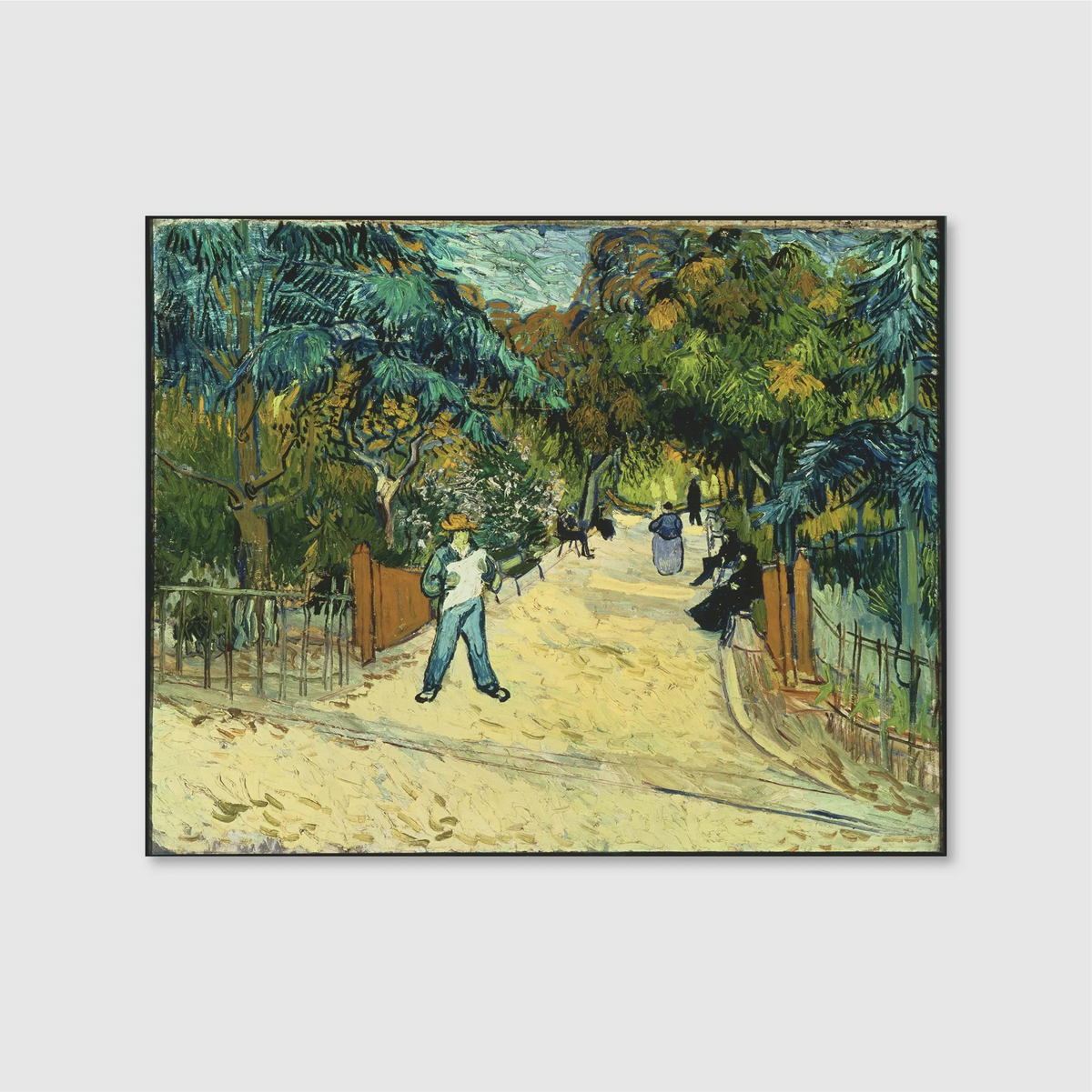 Entrance to the Public Garden in Arles