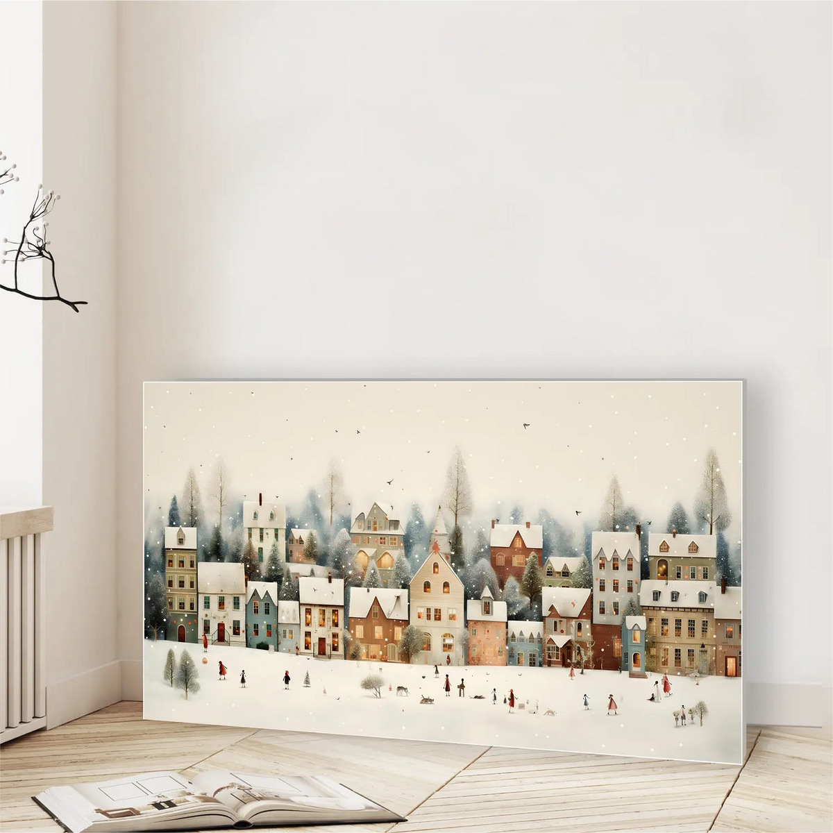 Snowfall Village Dusk