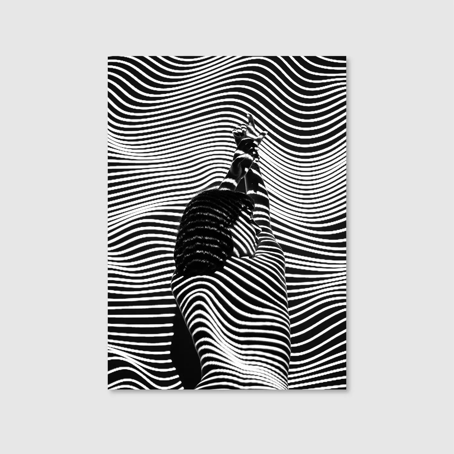 Human Topography (Graphic Only) - Intimate People Wall Art for Living room
