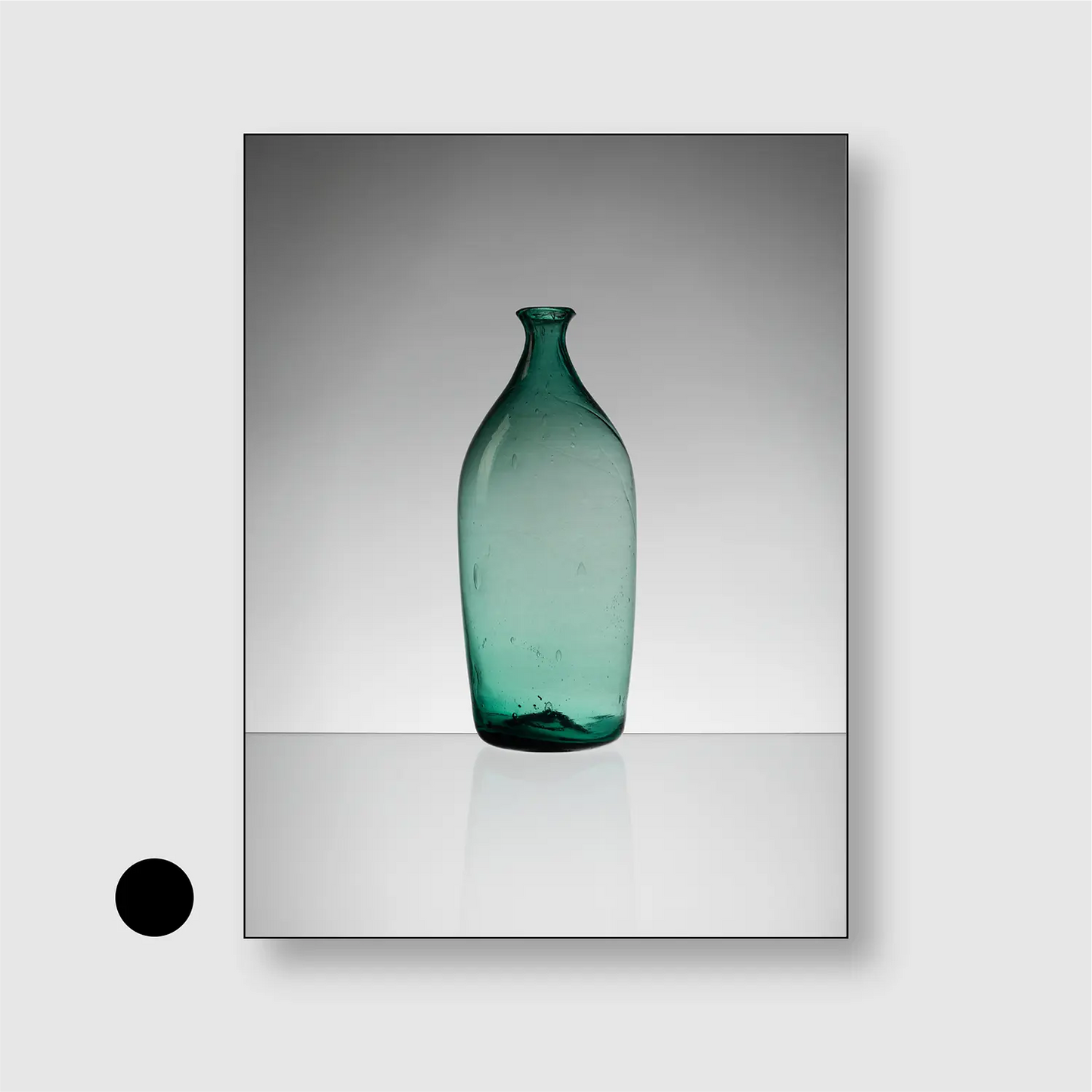 Teal Glass Solitude