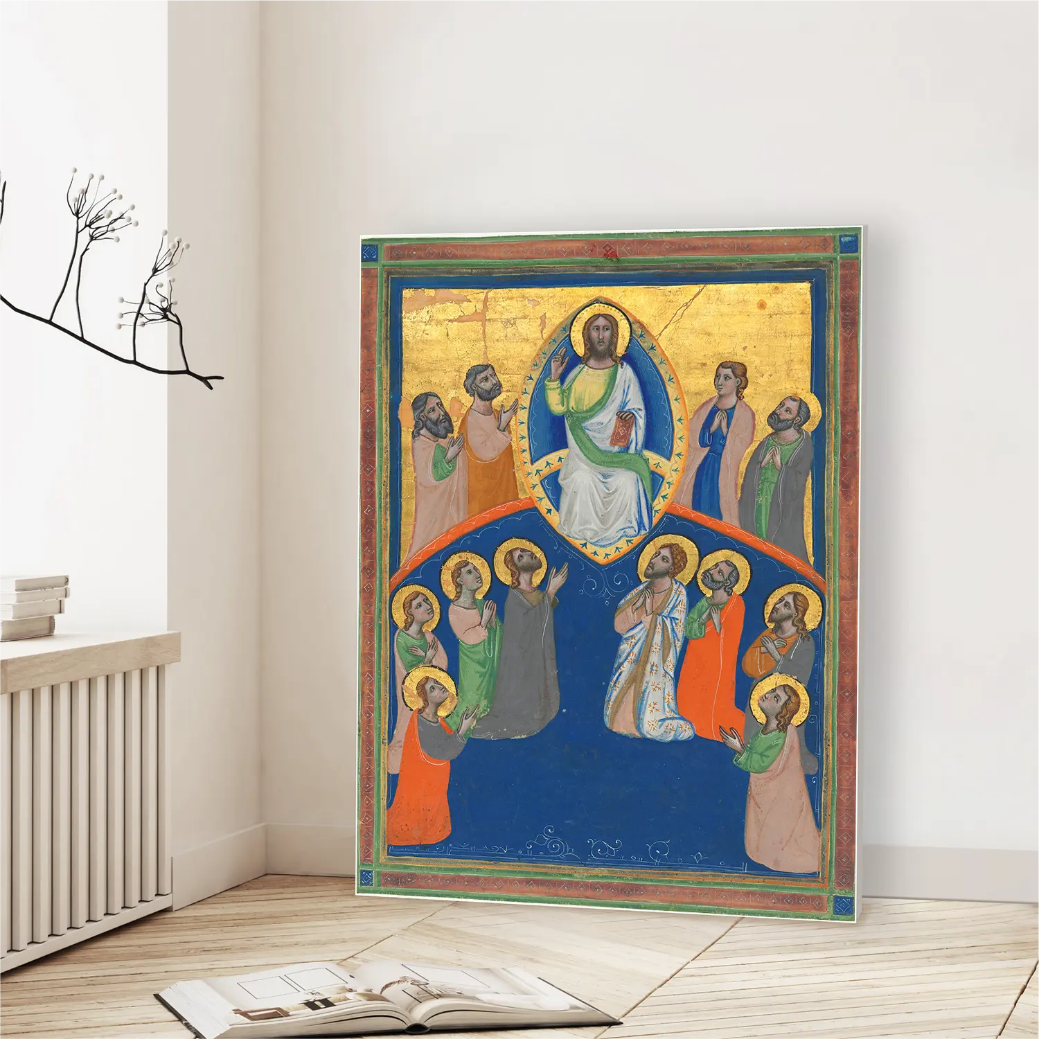 Christ in Majesty with Twelve Apostles (c. 1320)
