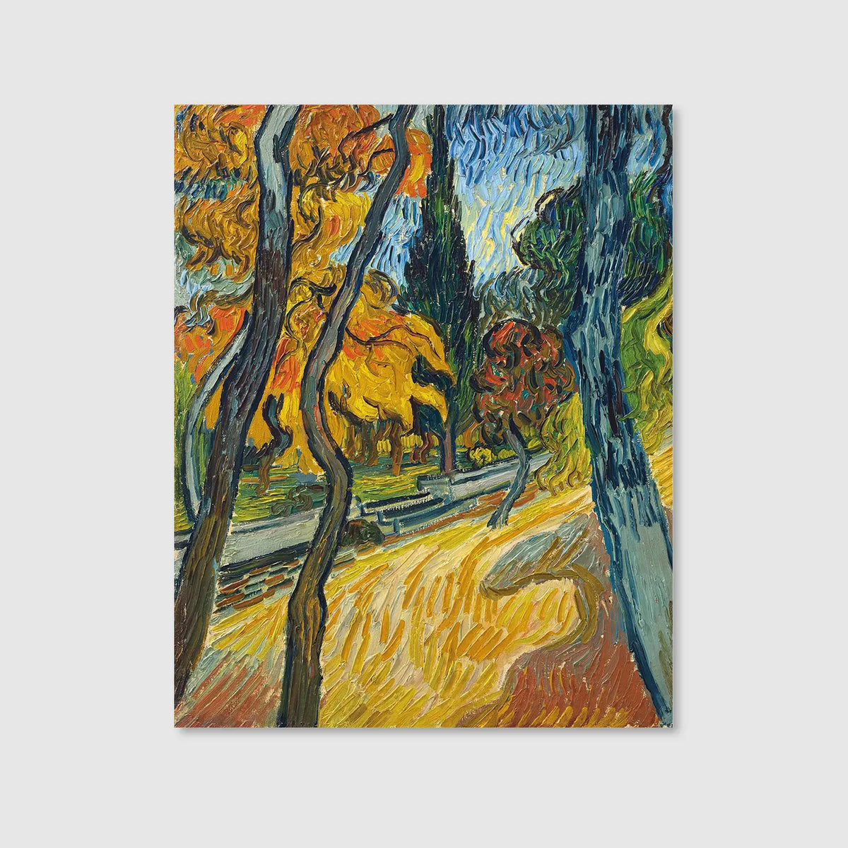 Trees in the Garden of Saint-Paul Hospital