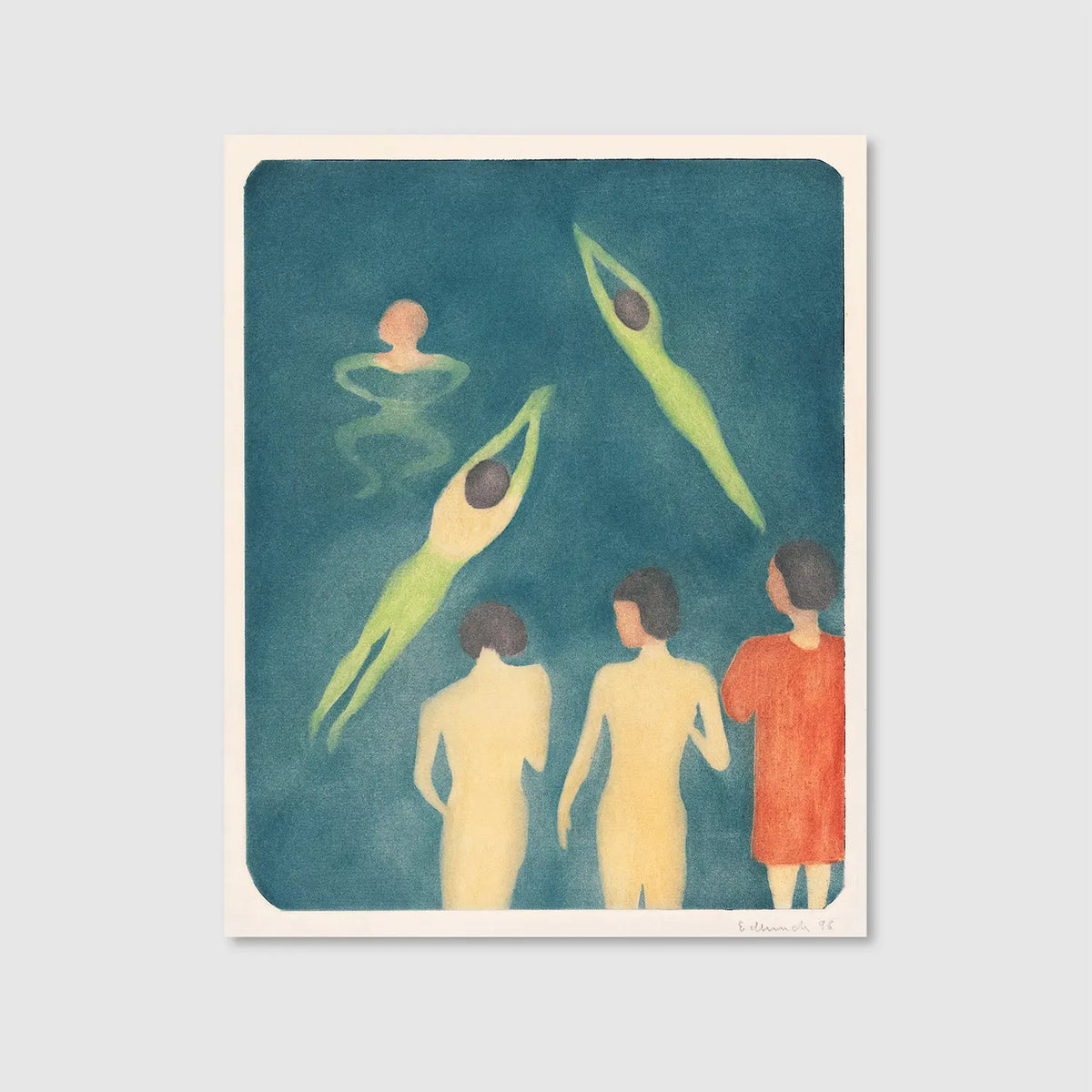 Luminous Swimmers Ascending