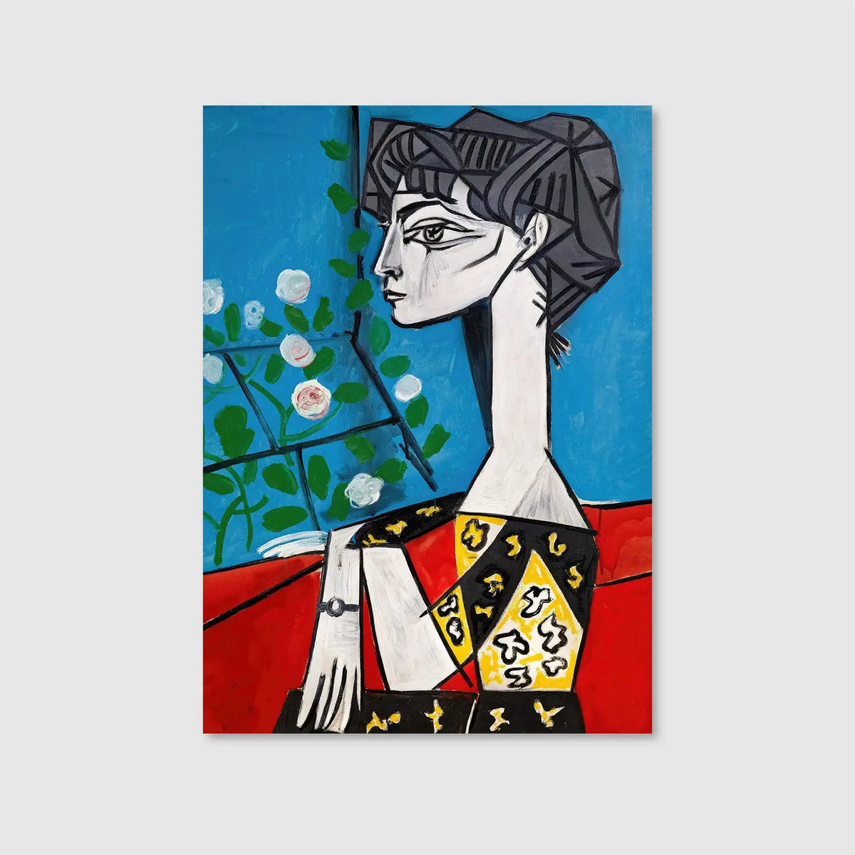 Jacqueline with Flowers