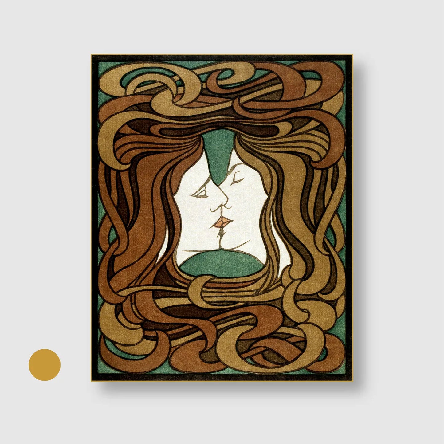 Tangled Lovers Embrace