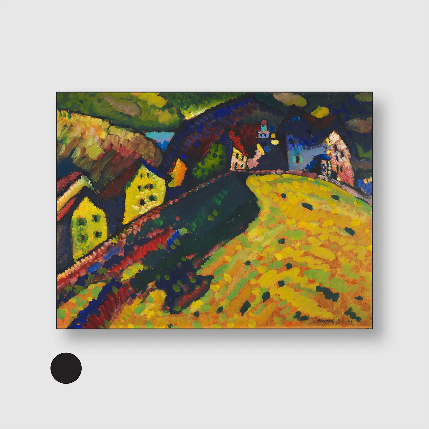 Expressionist Village Hills