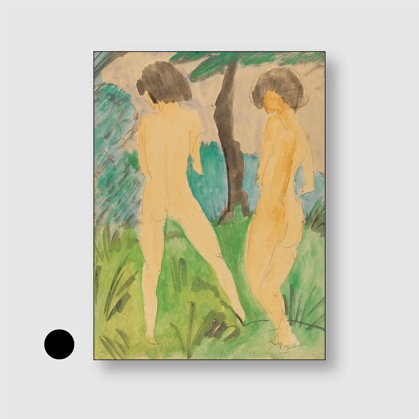 Zwei weibliche Akte in Landschaft (1925)