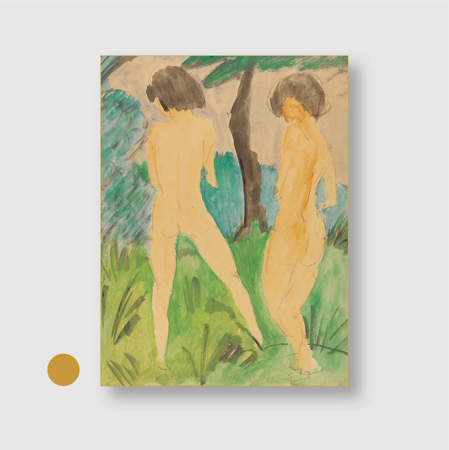 Zwei weibliche Akte in Landschaft (1925)