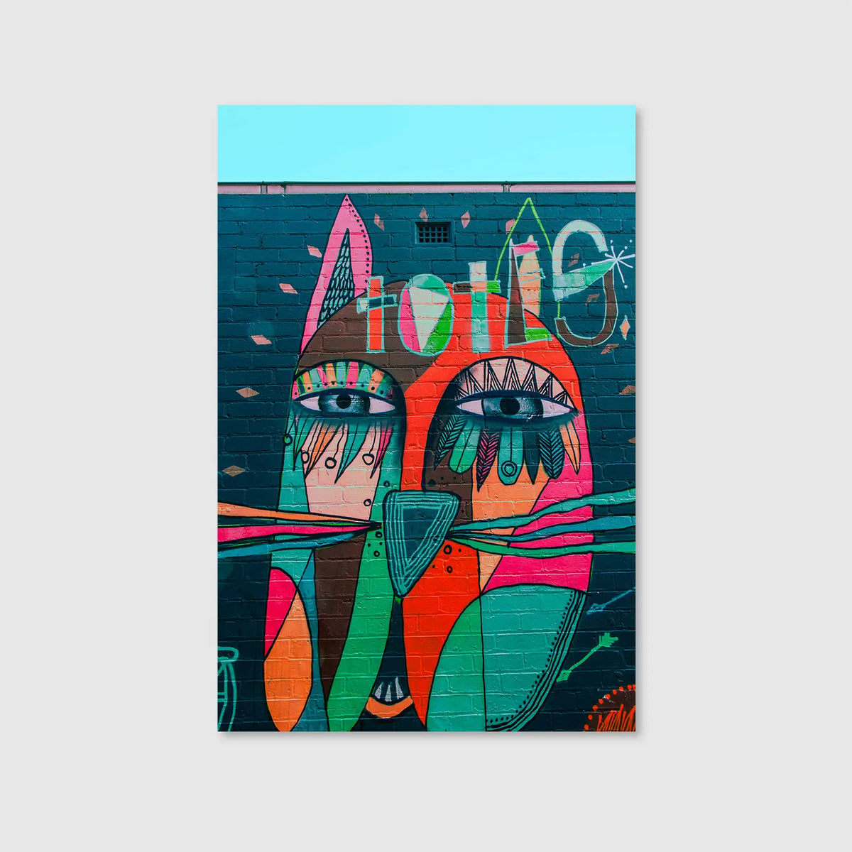 Neon Tribal Gaze