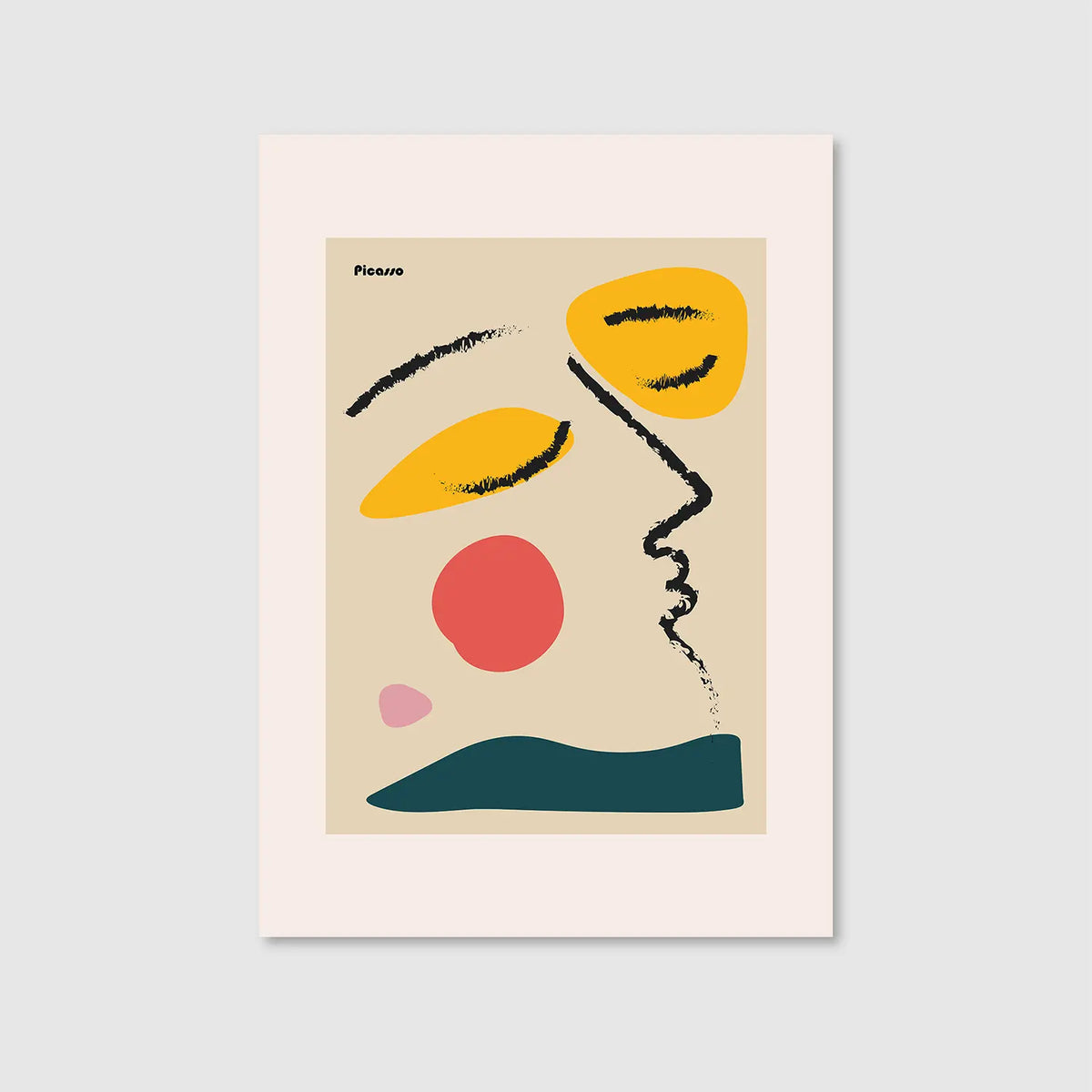 Cubist Face Mosaic