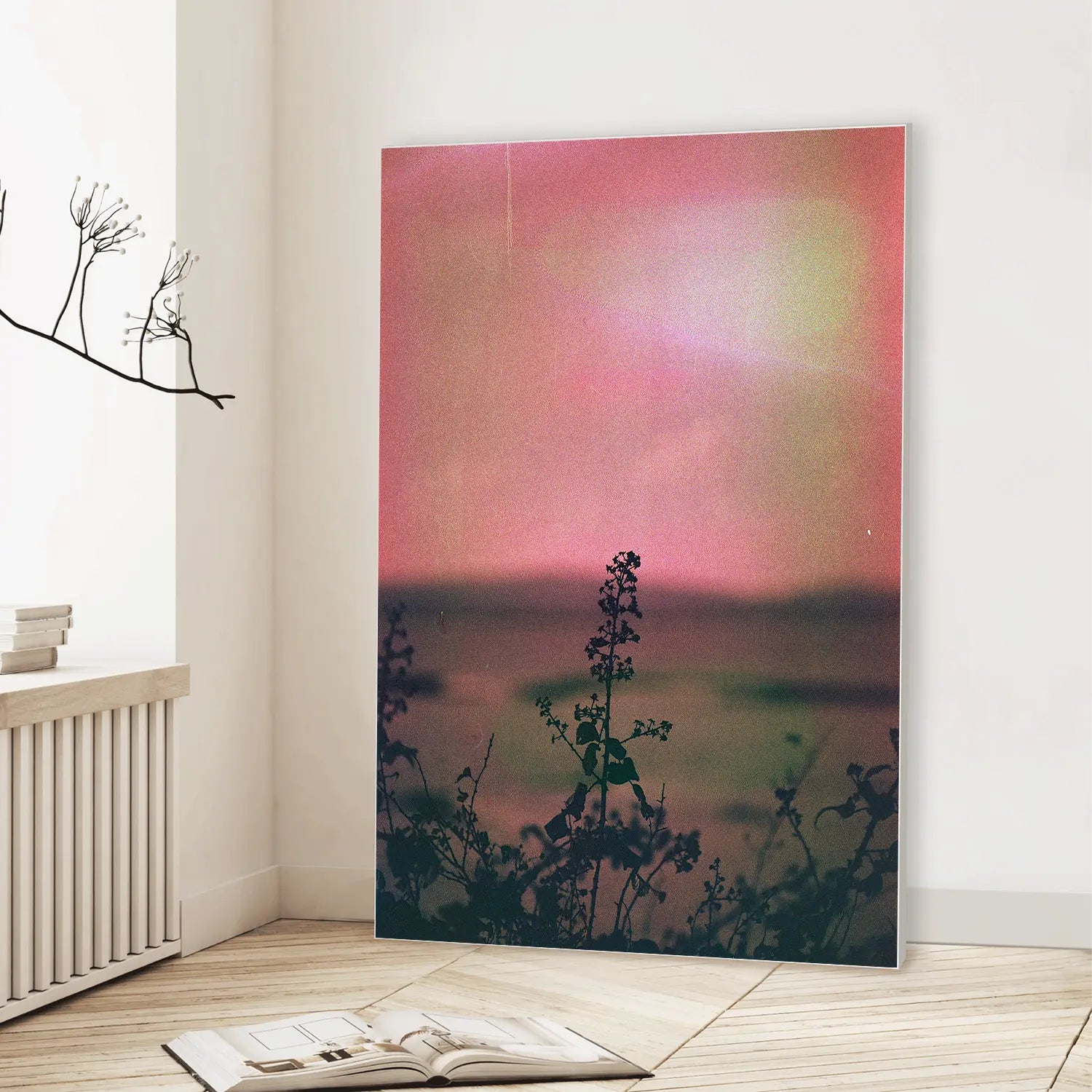 Pastel Horizon (Graphic Only) Lifestyle View - Serene Nature Wall Art