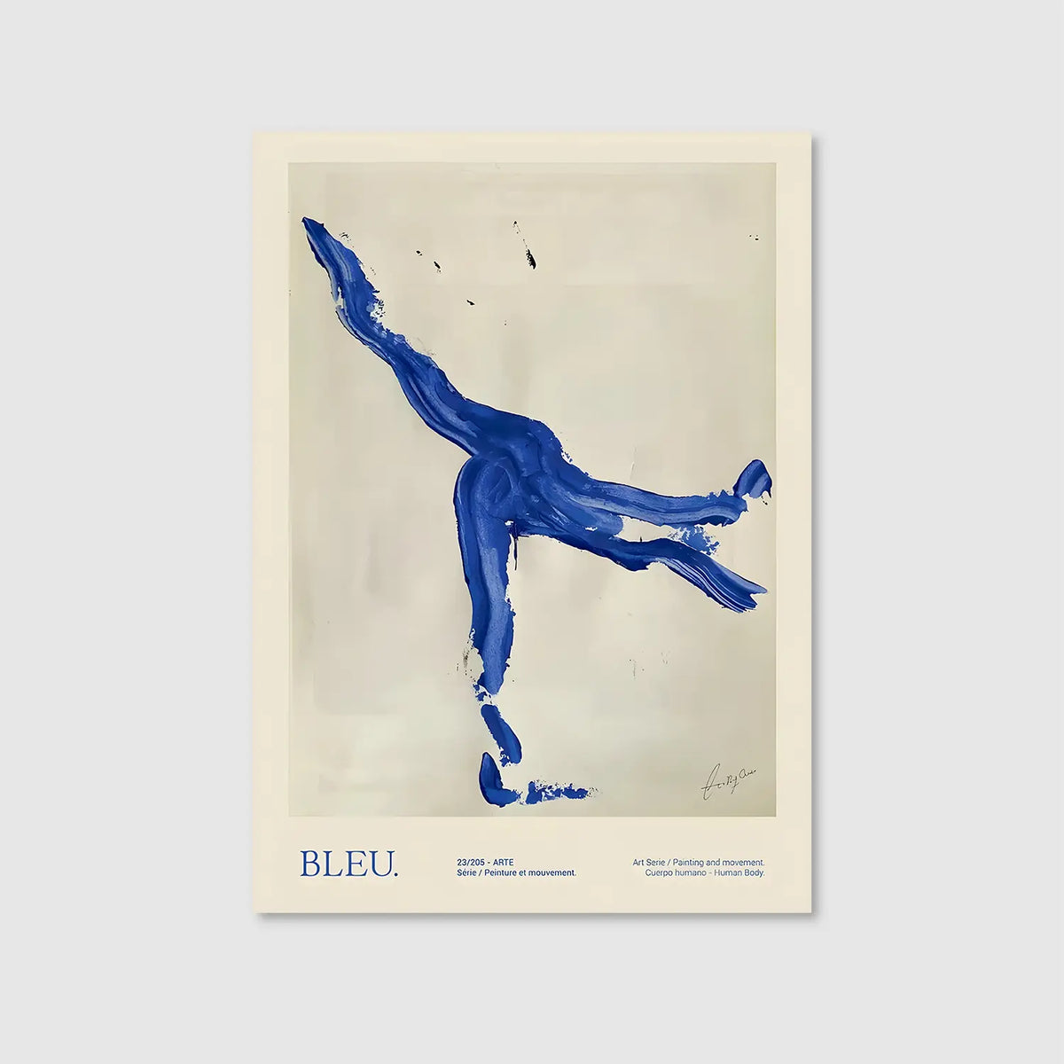 Blue Movement Dancer