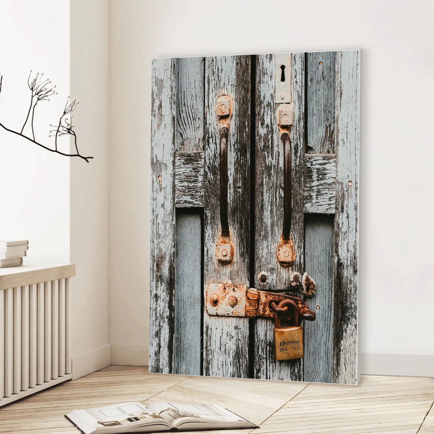Forgotten Entry (Graphic Only) Lifestyle View - Dramatic Abstract Wall Art