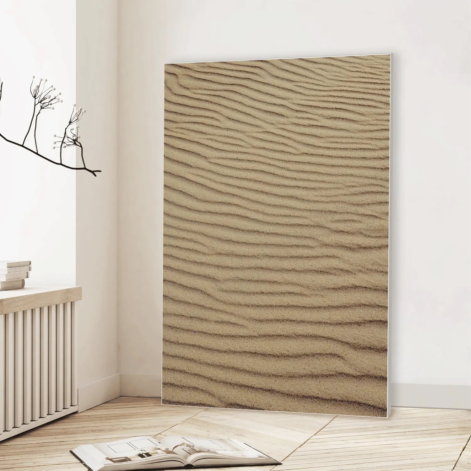 Desert Lines (Graphic Only) Lifestyle View - Minimal Nature Wall Art
