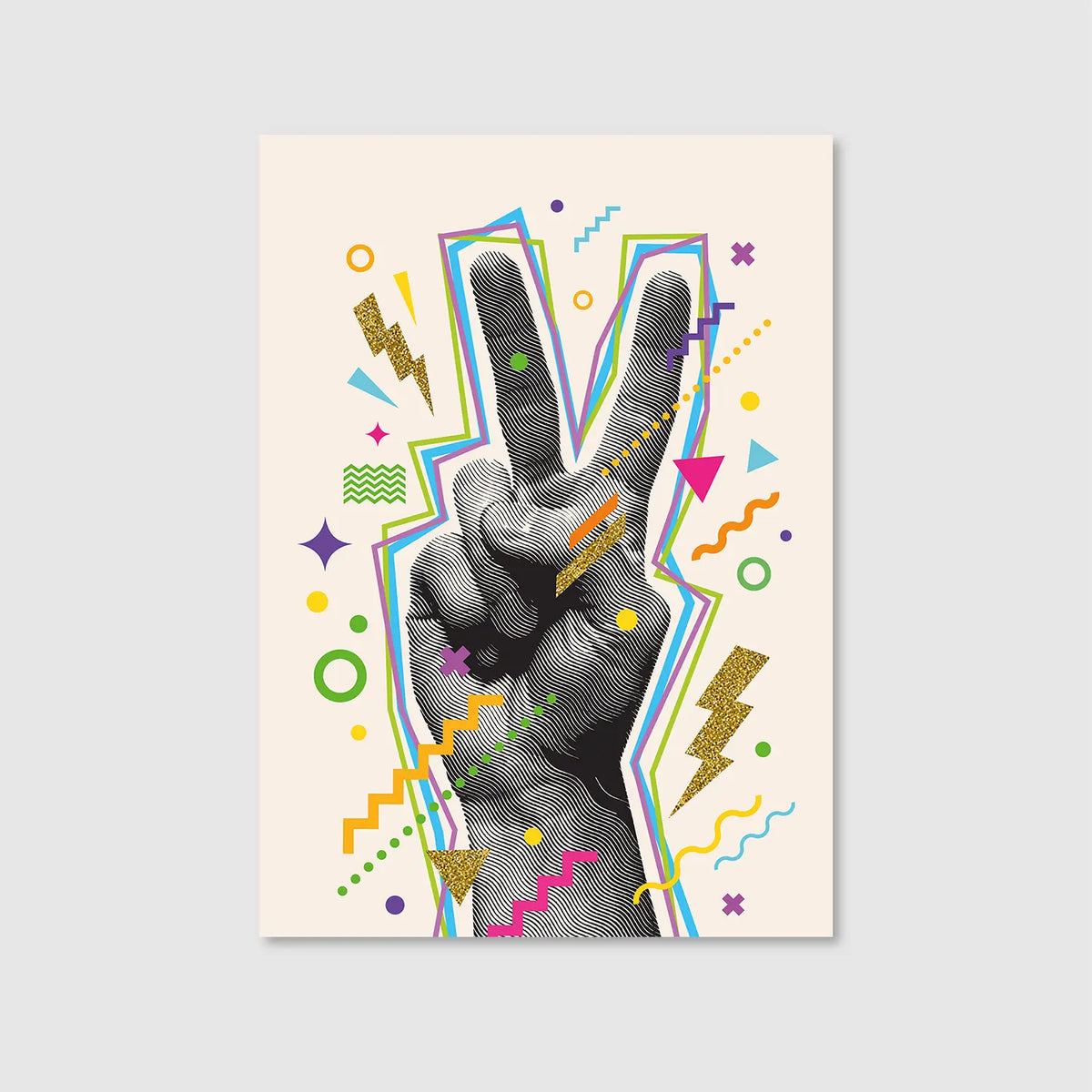 Peace Neon Rush