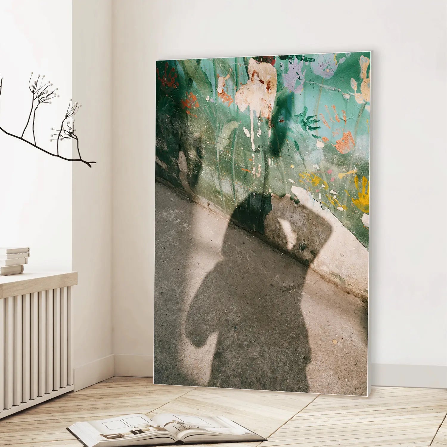 Afternoon Silhouette (Graphic Only) Lifestyle View - Minimal Urban Wall Art