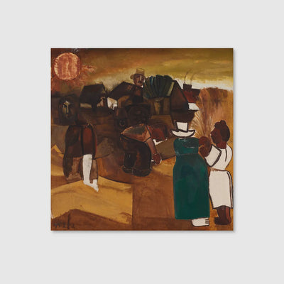 The Harvest (1928) (Graphic Only) - Dramatic People Wall Art for Living room