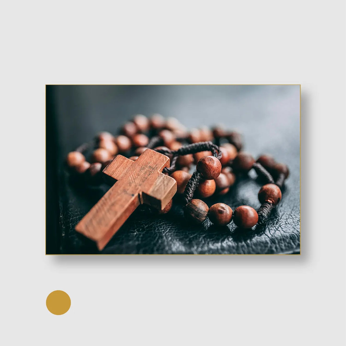 Wooden Rosary Faith