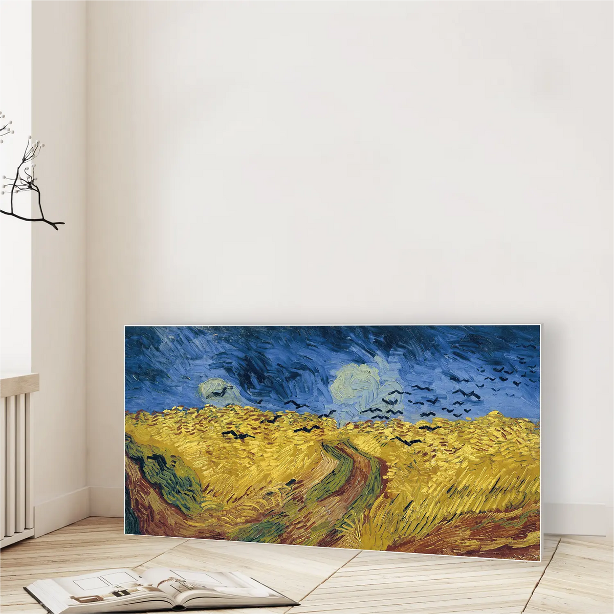 Wheatfield with Crows