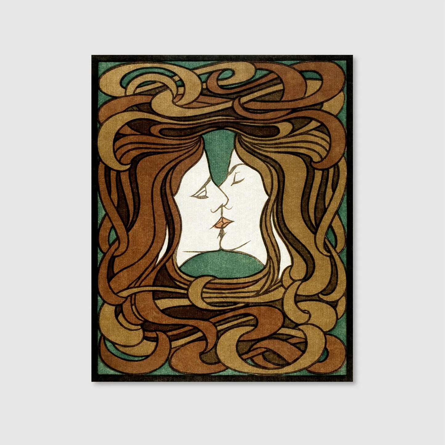 Tangled Lovers Embrace