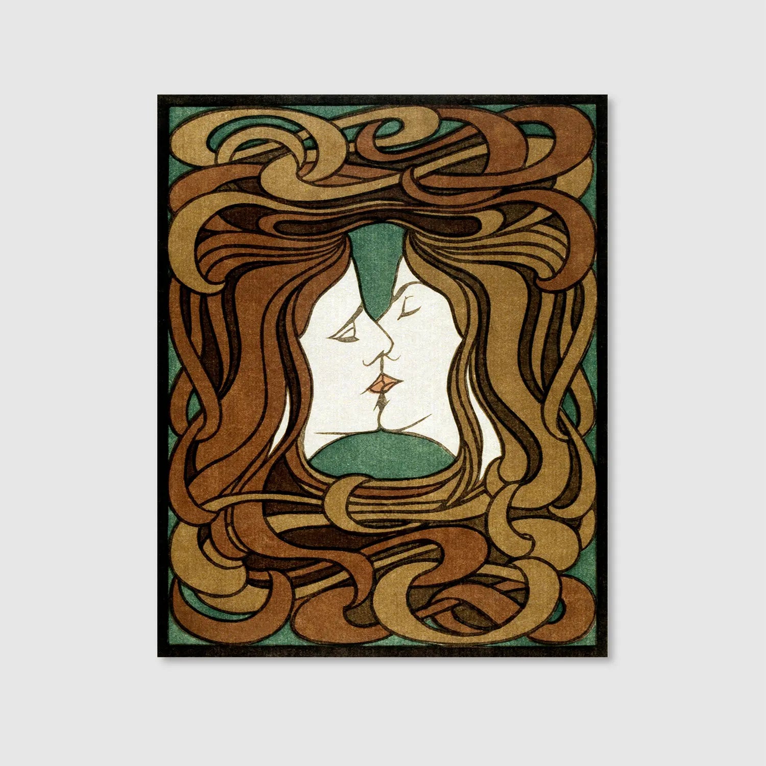 Tangled Lovers Embrace