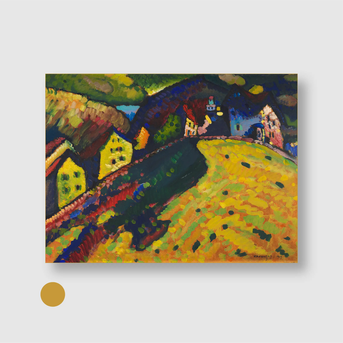 Expressionist Village Hills