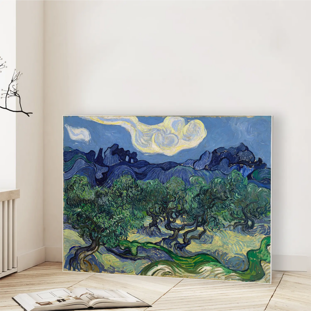 Olive Trees with the Alpilles in the Background