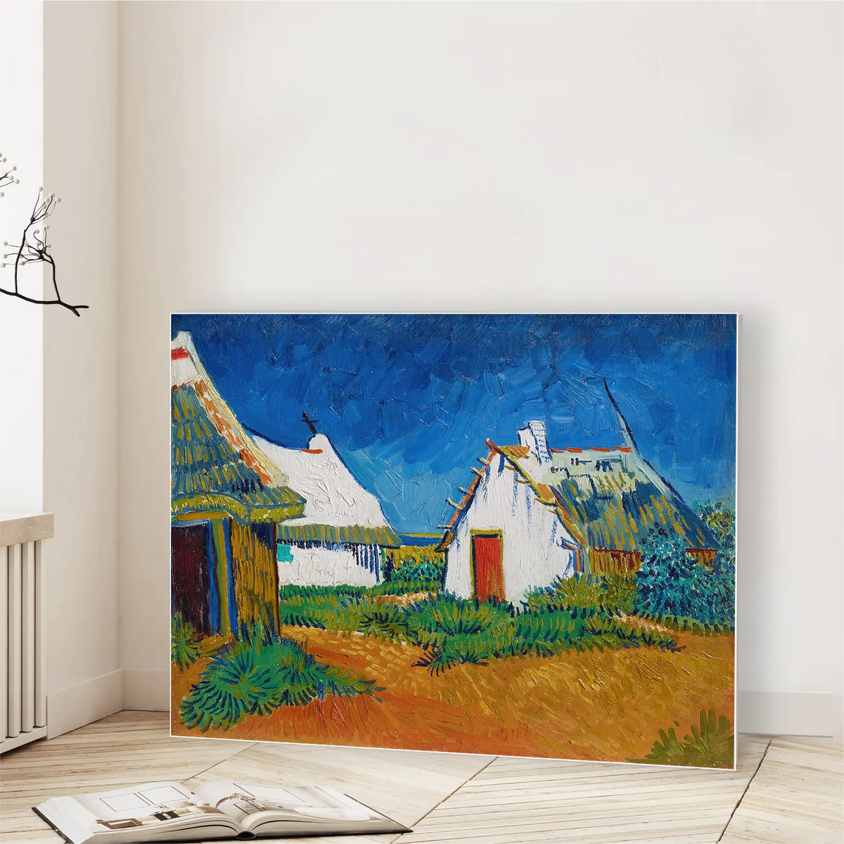 Three White Cottages in Saintes-Maries