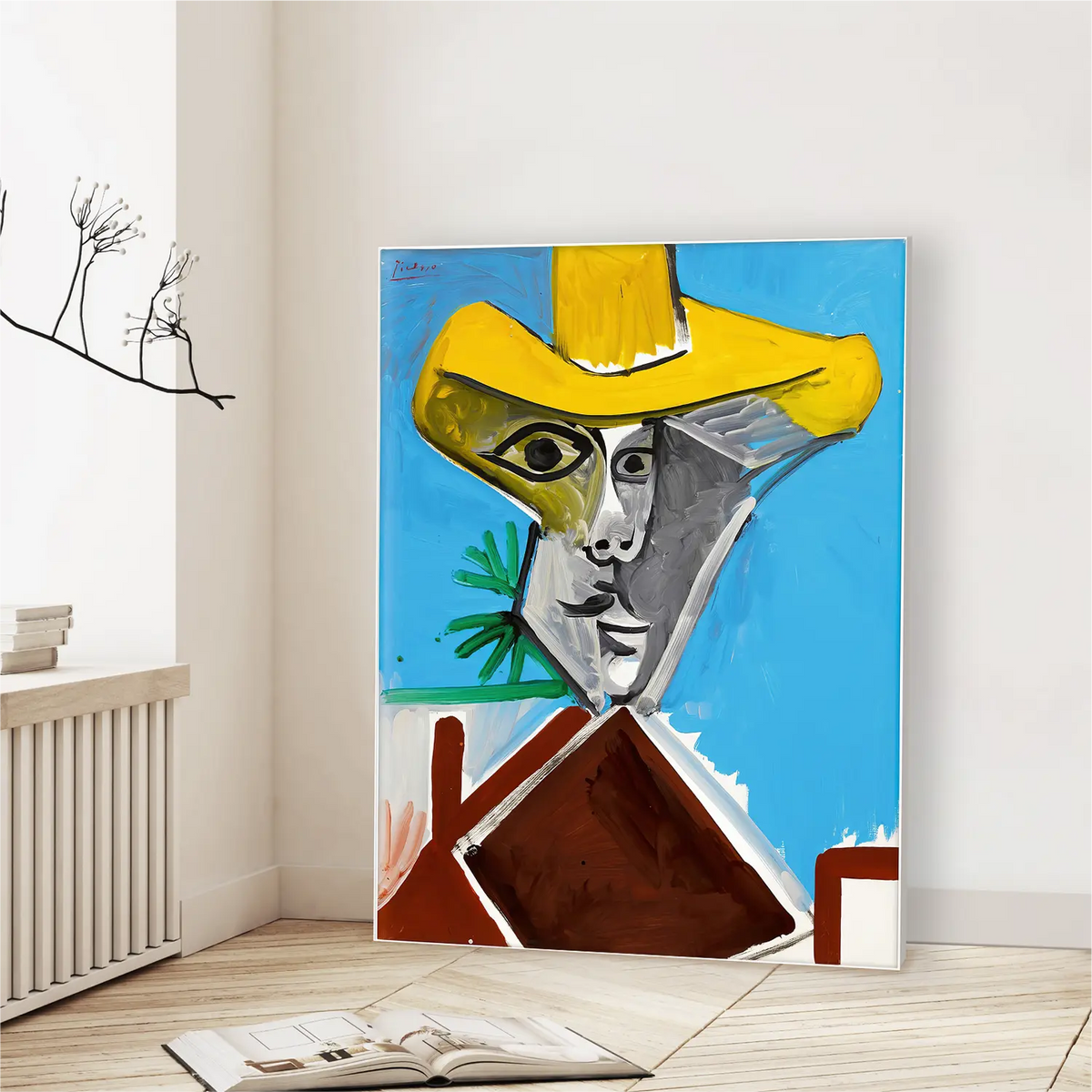 Cubist Soul Beneath Yellow