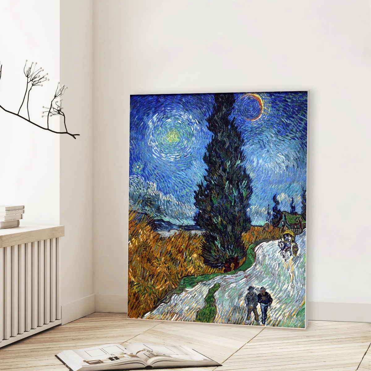 Road with Cypress and Star