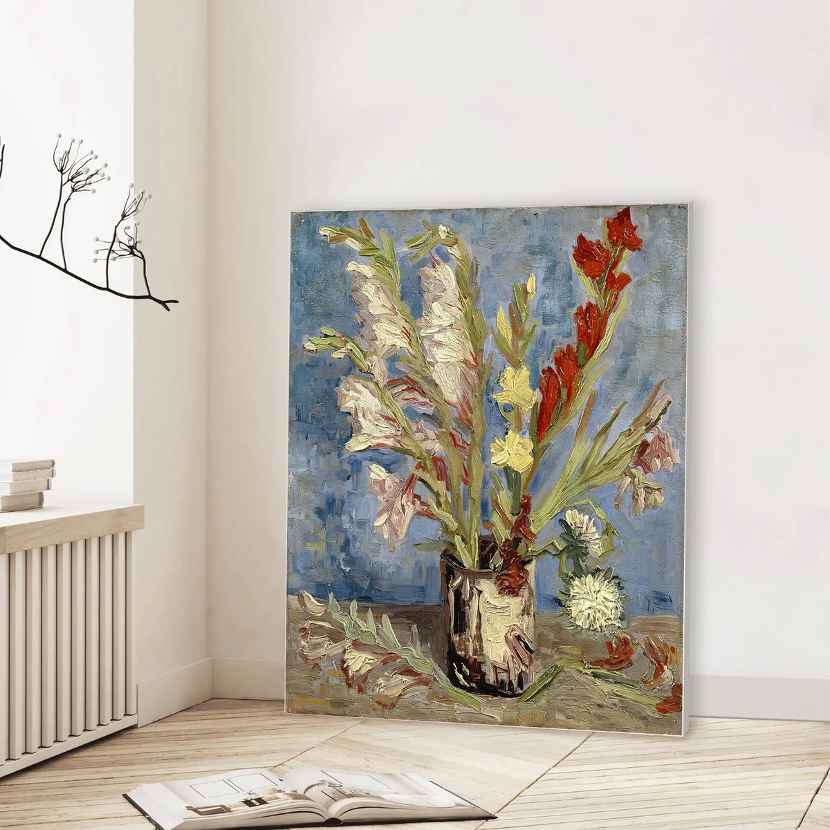 Vase with Gladioli and China Asters