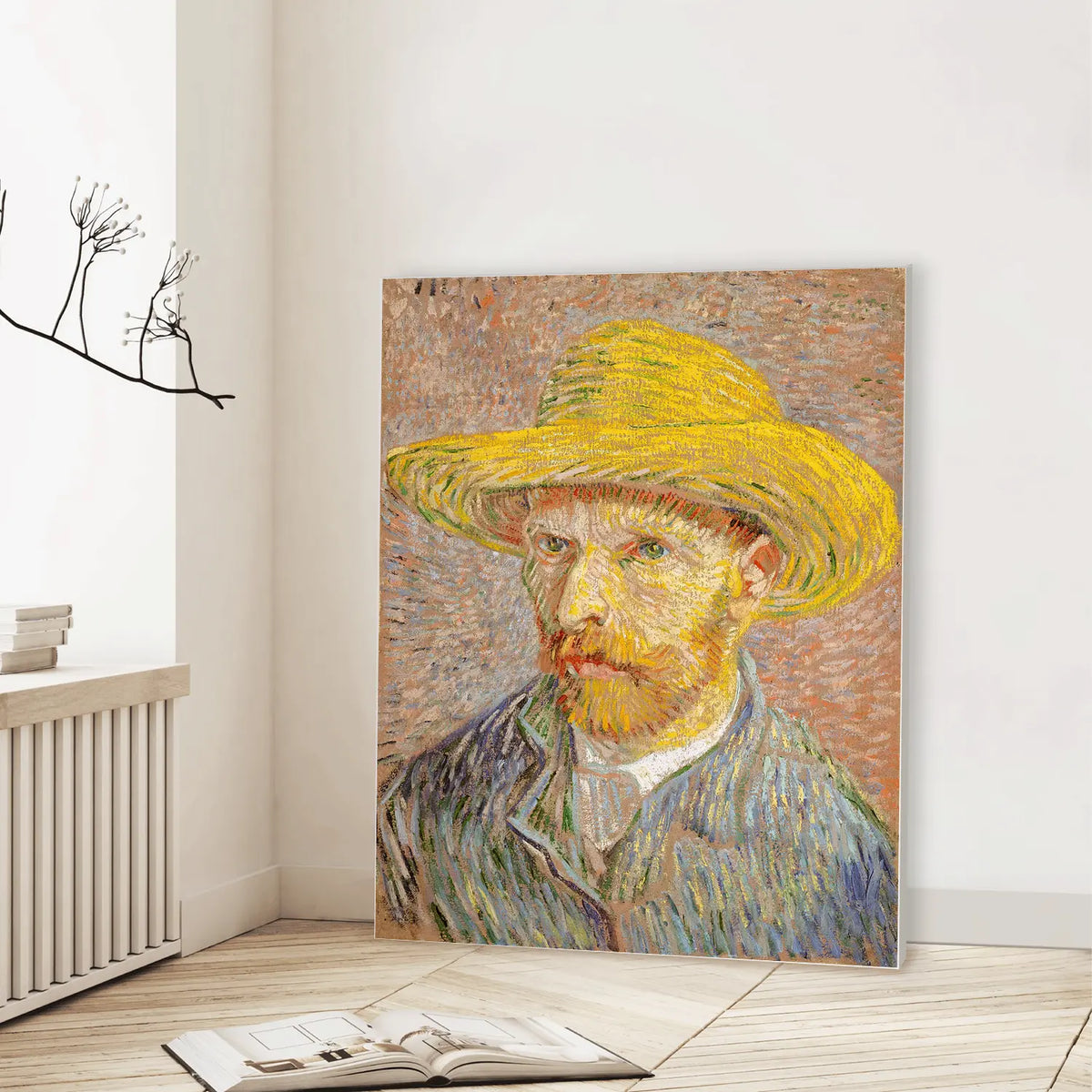 Self-Portrait with a Straw Hat