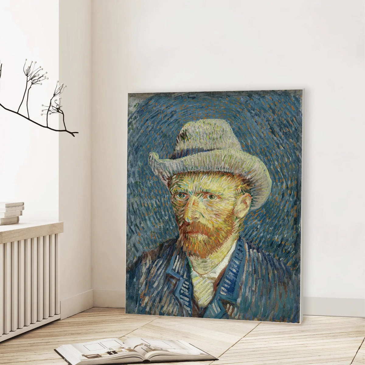 Self-Portrait with Grey Felt Hat