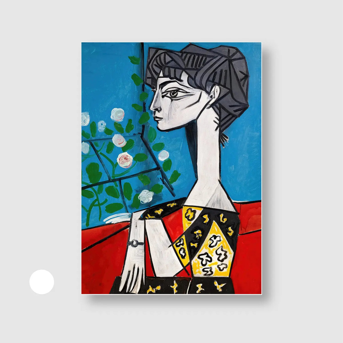 Jacqueline with Flowers