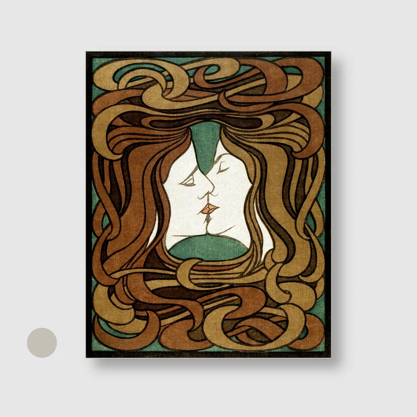 Tangled Lovers Embrace