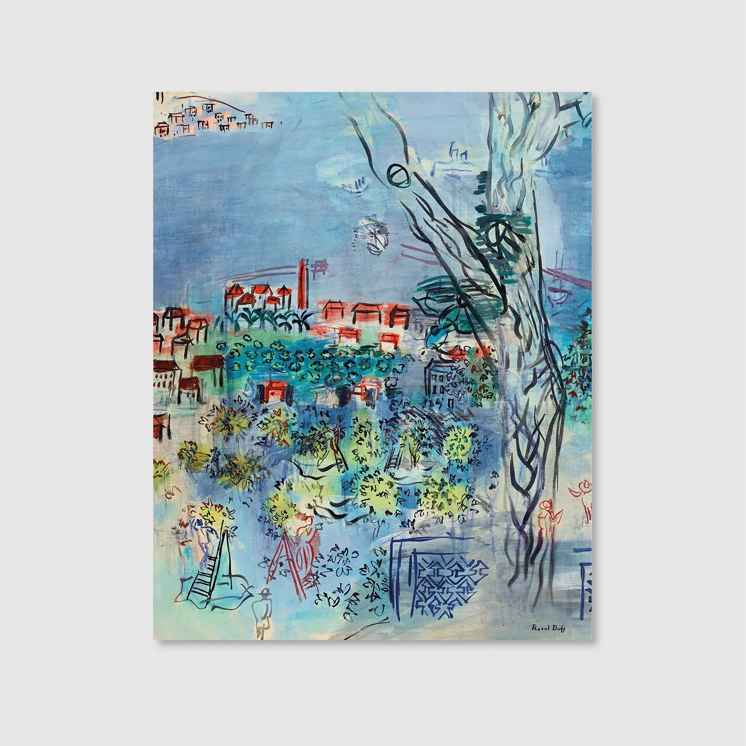 Study for Golfe-Juan (1926) (Graphic Only) - Playful Abstract Wall Art for Living room