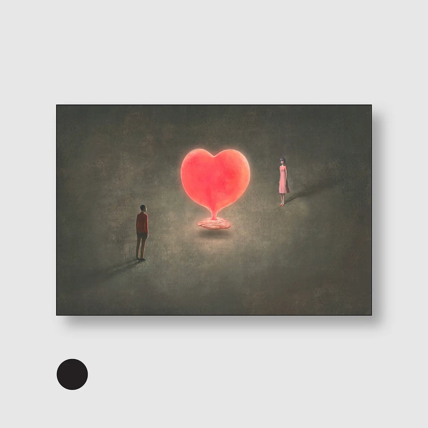 Glowing Love Between