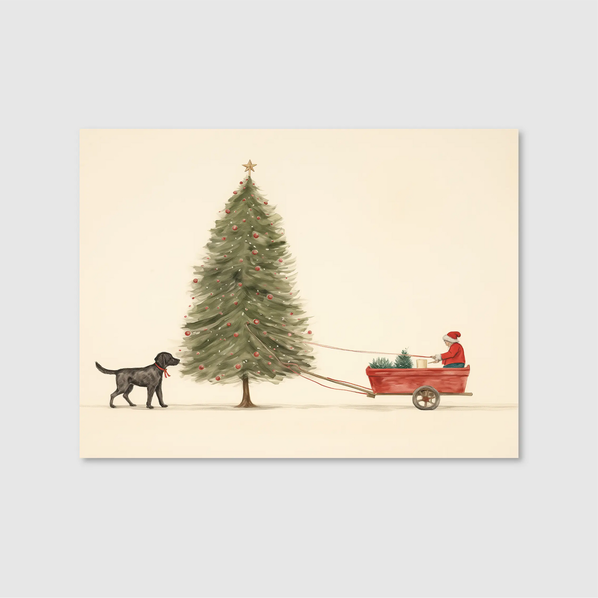 Christmas Morning Wagon
