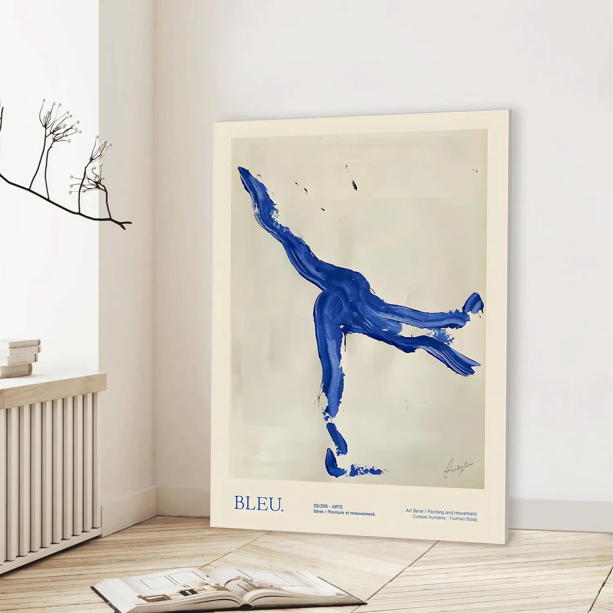 Blue Movement Dancer
