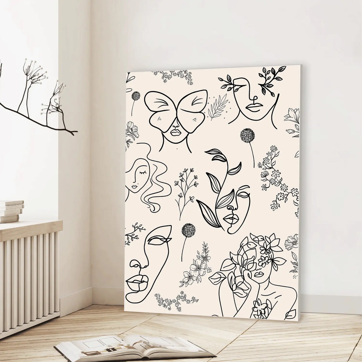 Feminine Flora Faces