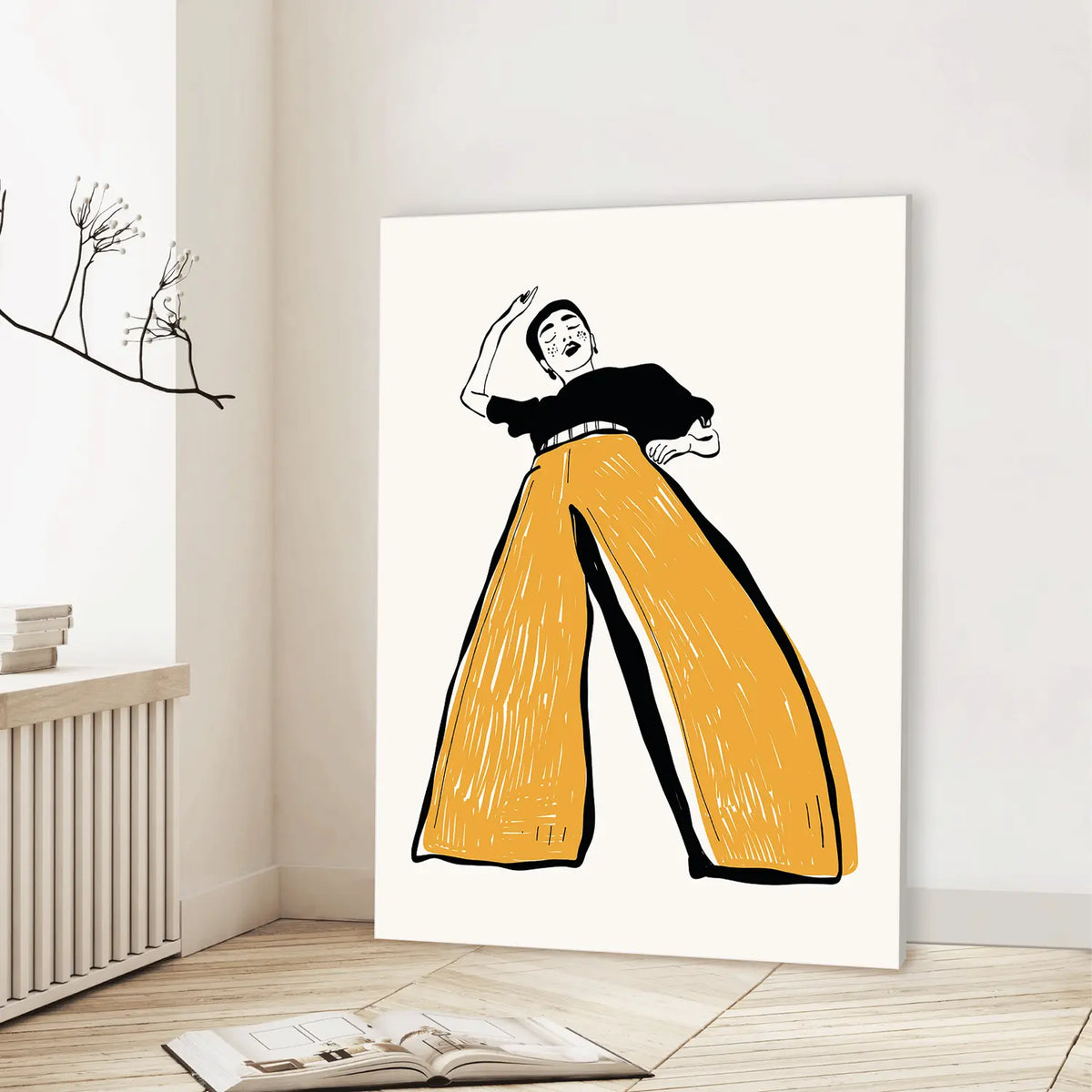 Golden Wide Leg Swagger