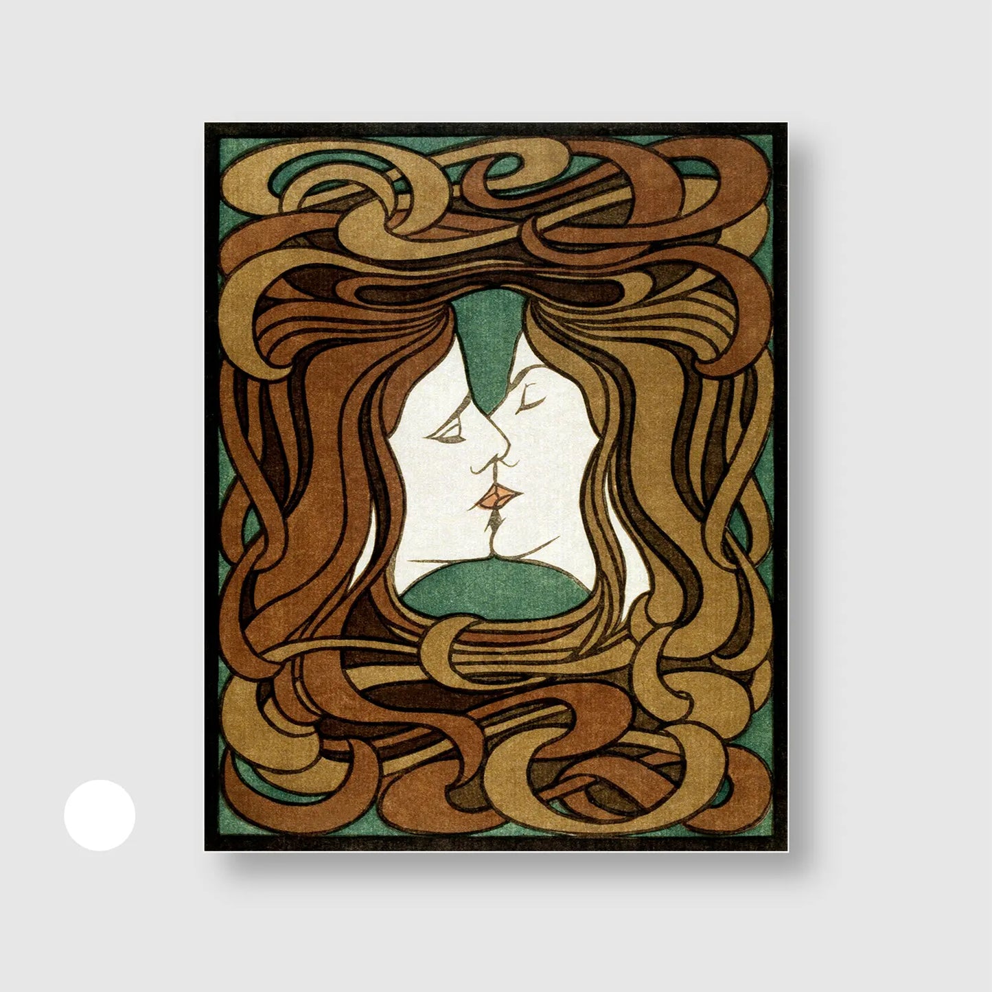 Tangled Lovers Embrace