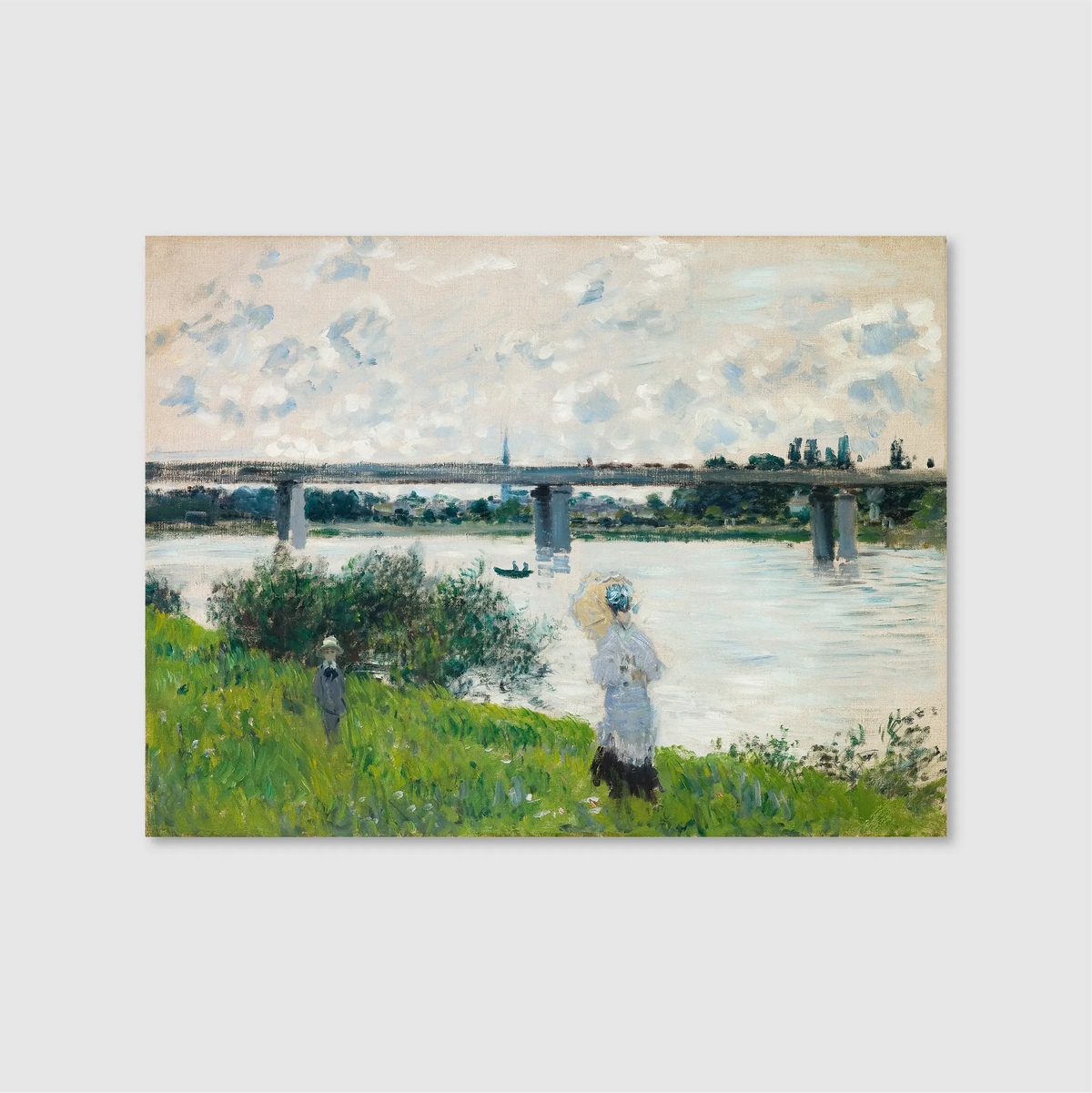 The Promenade with the Railroad Bridge, Argenteuil