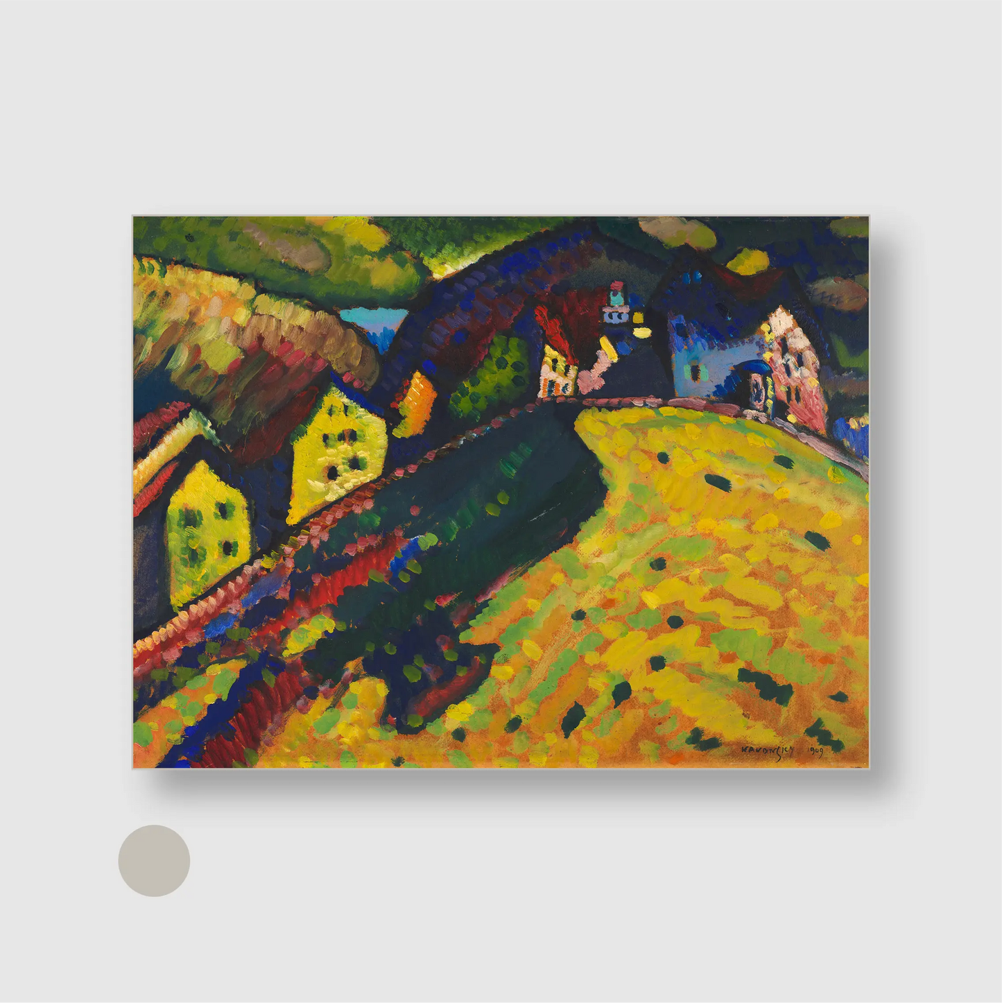 Expressionist Village Hills