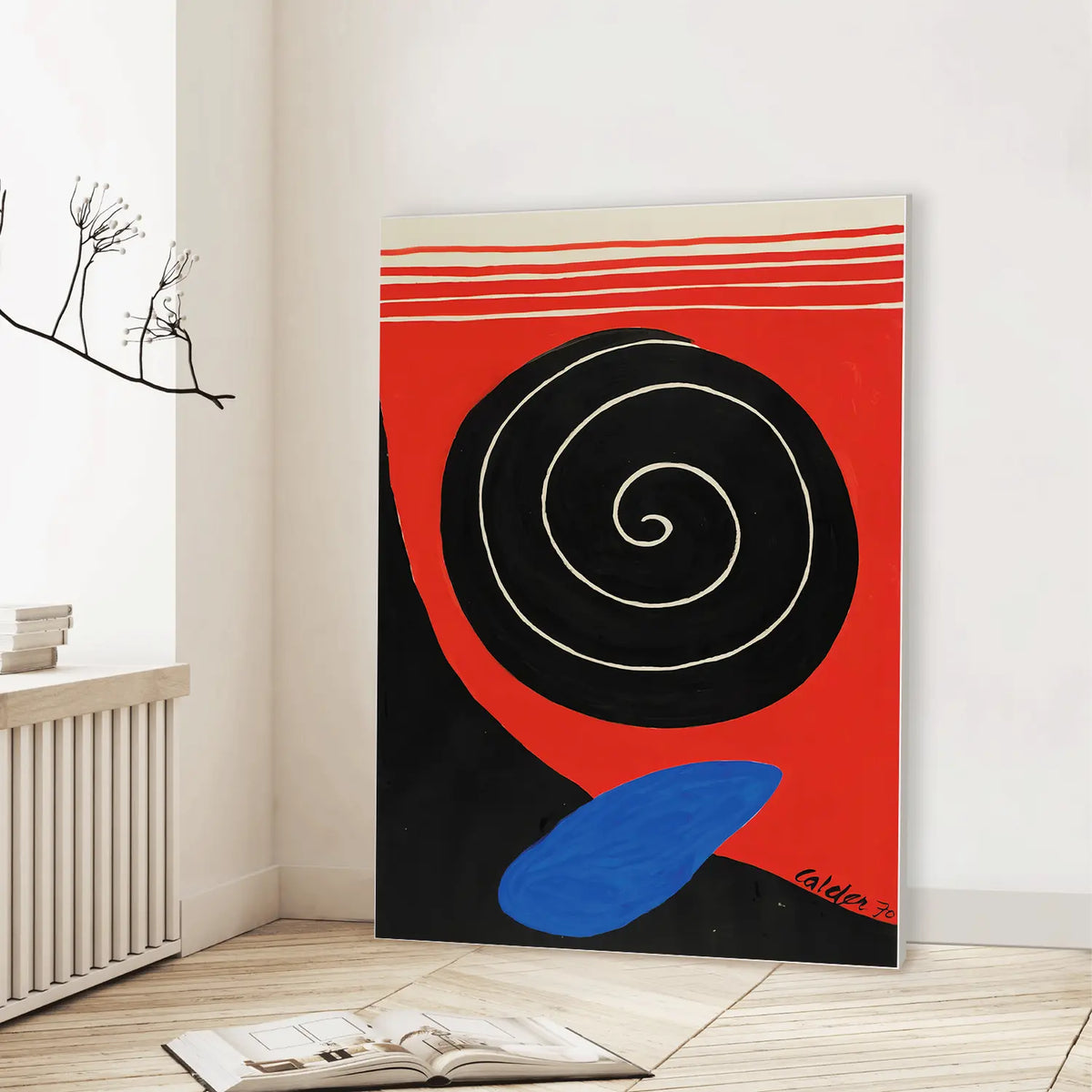 Spiral Cosmos Rouge