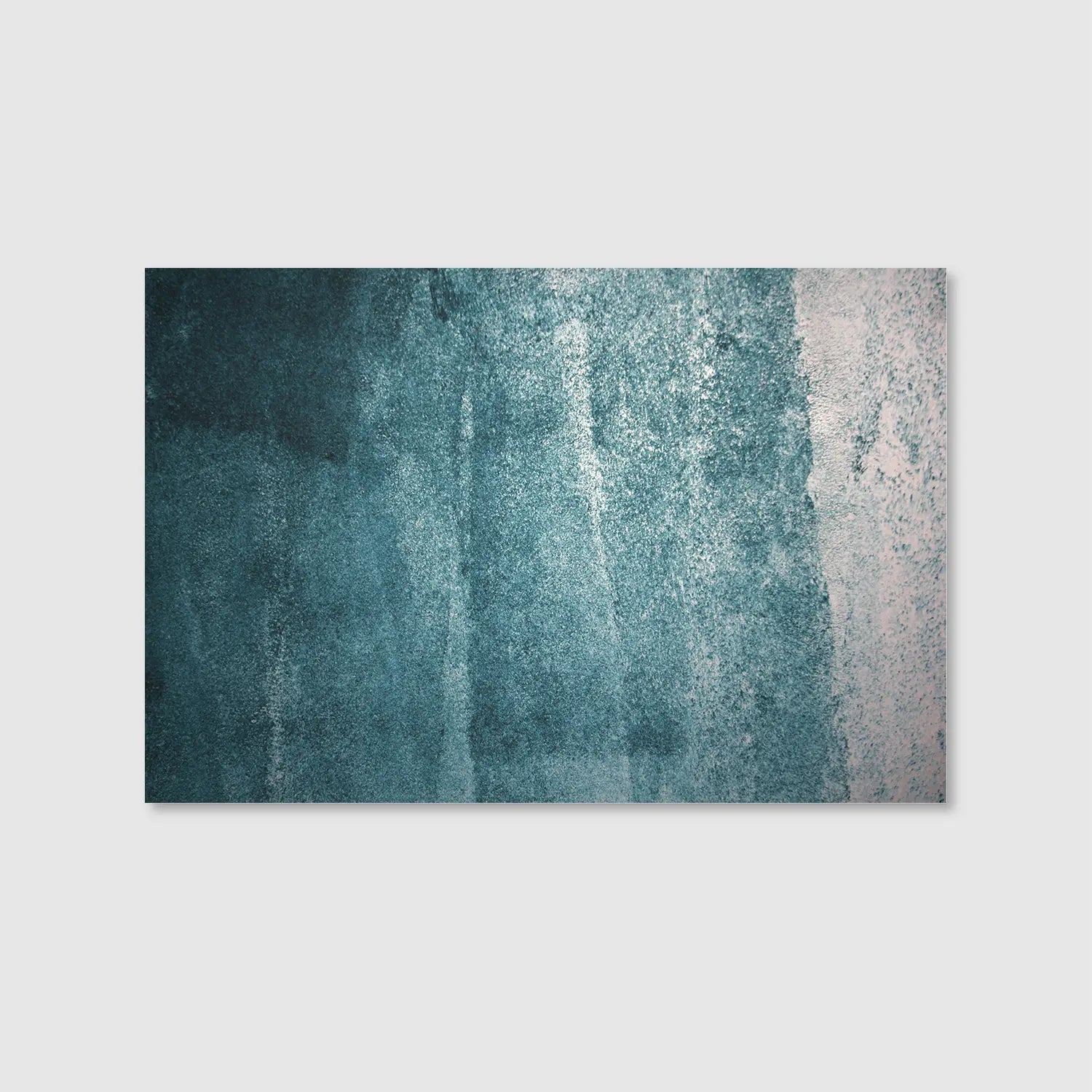 Seafoam Shadow (Graphic Only) - Serene Texture Wall Art for Living room