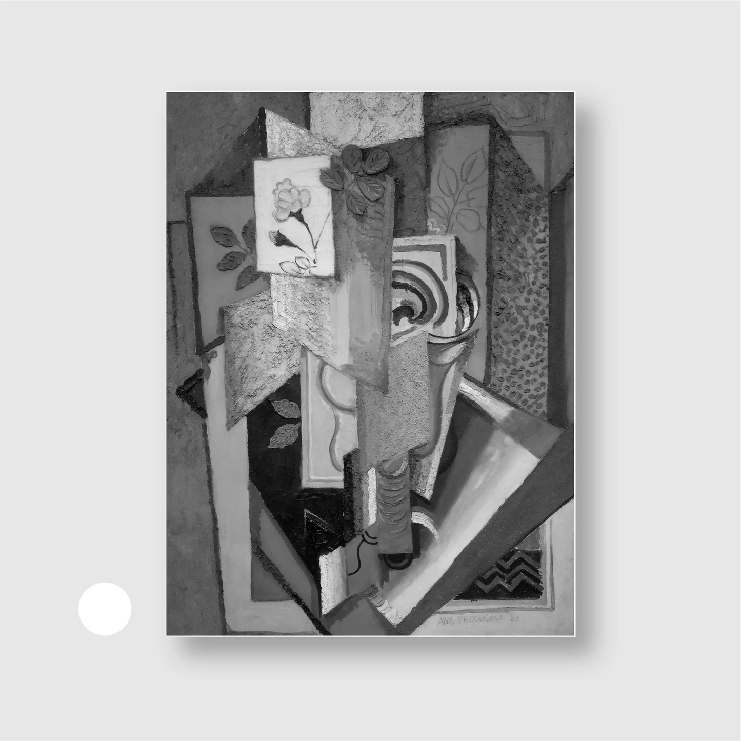 Cubist Floral Fragments
