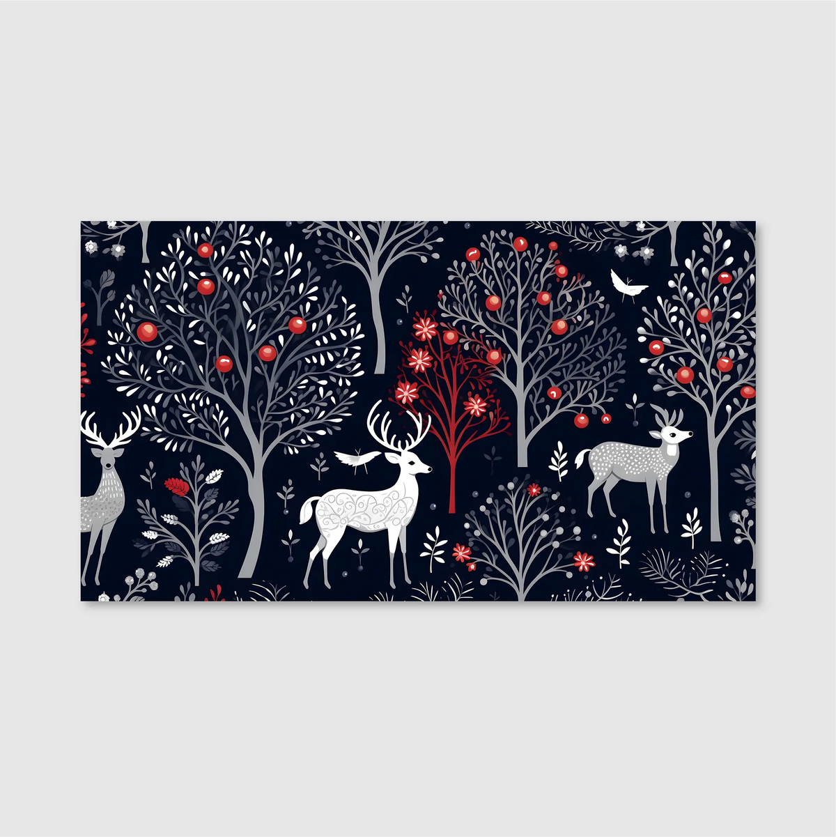 Moonlit Deer Grove
