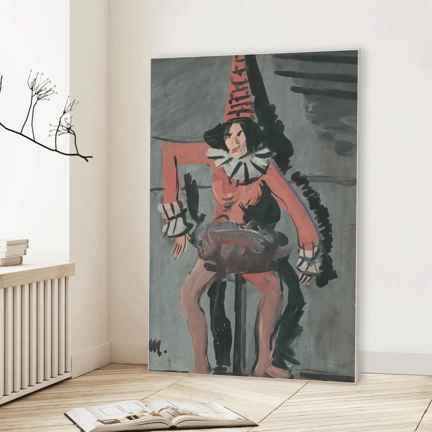 Pierot (1836) (Graphic Only) Lifestyle View - Playful Abstract Wall Art